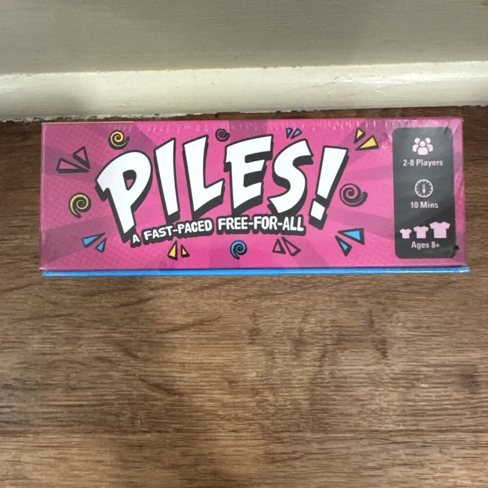 Piles Card Game Fast Paced Free-For-All Lost Boy Entertainment Family Party New